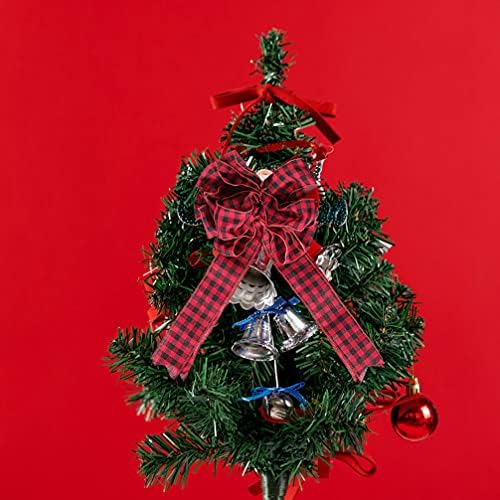 עיצוב בית אוגני עץ חג המולד עץ טופר זר קשת: קשת קשת משובצת גדולה קשתות עץ חג מולד אדום טופר קשת דלת