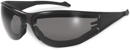משקפי בטיחות משקפי SSP עם מסגרות שחורות ועדשות נגד ערפל מעושנות, חבילה 12, Washougal PL SM A/F