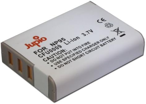 סוללה להחלפת מצלמה דיגיטלית של JUPIO לפוג'י NP-95, אפור