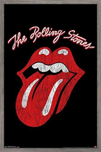 Trends International Rolling Rolling Stones-Classic Classic Wall Poster, 22.375 x 34, גרסה ממוסגרת של
