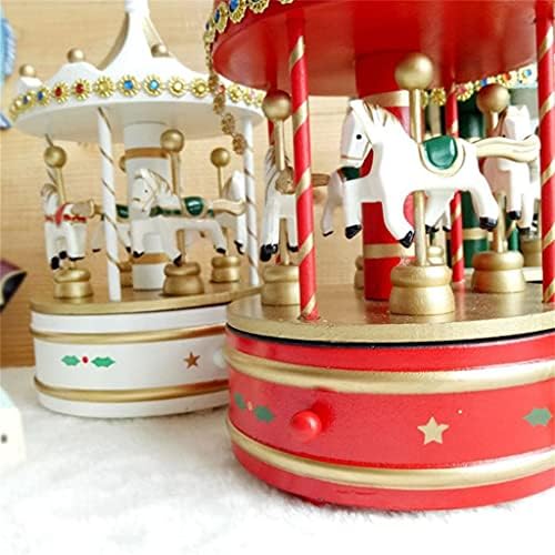 N/A עץ קלאסי מוסיקה קלאסית קלאסלת קופסת מוסיקה קישוטי חג מולד חמודים (צבע: B, גודל