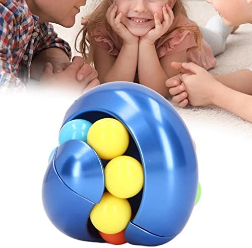 צעצוע של פאזל כדור סיבוב, כדור פסיכדלי כדור סגסוגת אלומיניום מצחיק צעצועים חינוכיים מתכת חינוכית