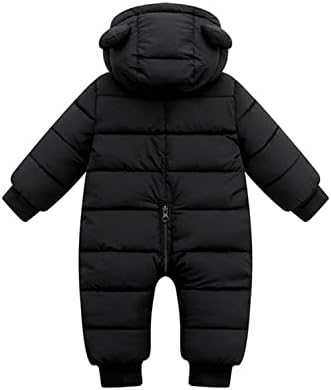 Laviqk יילוד שלג שלג התינוק סרבל סרבל מעילי חורף מעיל חום למטה מעיל חמוד אטום רוח מרופד לרוח לבנות תינוקות