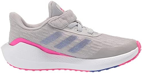 Adidas Unisex-Baby EQ21 נעל ריצה, דיו אפור/קולני/ורוד הלם, 6