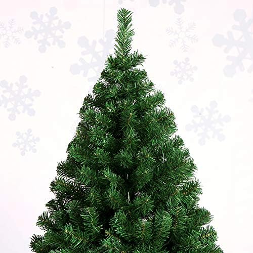 TOPYL 6ft עץ חג המולד לא מלא מלאכותי פרימיום צייר צירים עץ חג המולד עץ מלא עם מעמד מתכת מתקפל, 600