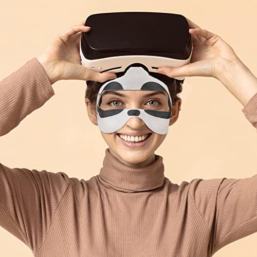 Geekria 50 pcs VR מסכה חד פעמית מסכת אוזניות VR, מסכת כיסוי עיניים VR, מסכת כיסוי אוזניות VR מסכה אוניברסלית