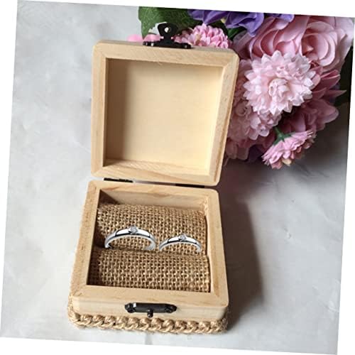 תיבת בלינג טבעת תכשיטי ארגונית מגש טבעת אחסון תיבת עץ חתונה טבעת תיבת אירוסין טבעת תיבת טבעת קופסות
