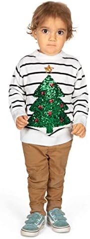 אלפים טיפים סוודרים לחג המולד לתינוקות ופעוטות - סוודר חג חמוד ודביק למסיבות ותמונות
