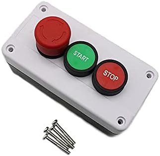 עצירה חירום של Tioyw NC אין אדום ירוק לחיצה על כפתור תחנת התחלה להפסיק איטום עצמי מתג כפתור אטום למים תעשייתי