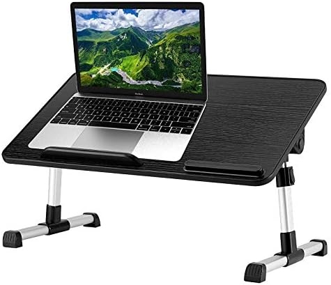 עמדת גלי תיבה ותואמת תואם ל- Acer Aspire 5 A515-56-36UT-מעמד מגש מיטת מחשב נייד מעץ, שולחן עבודה