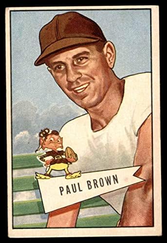 1952 Bowman 14 פול בראון קליבלנד בראונס-FB VG Browns-Fb מיאמי אוהיו