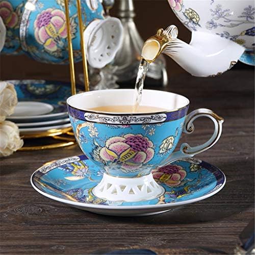 כוס קפה SXNBH בסגנון אירופאי כוס סין סין כוס קרמיקה כוס קרמיקה סטית תה תה אחר הצהריים.