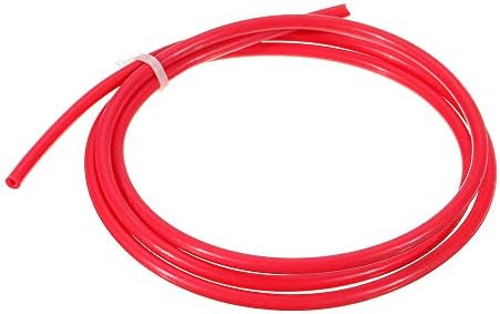 SUTK 5 גלילים צינור הזנת PTFE אדום 1M צינור מדריך למרחקים ארוכים צינור פלואור ברזל למדפסת תלת מימדית שחור