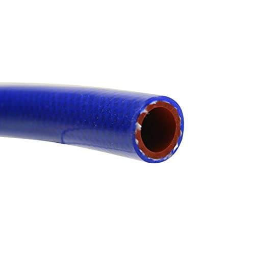 HPS 1 Id כחול כחול טמפרטורה גבוהה מחוזקת צינור סיליקון צינור צינור, אורך 50 רגל, דירוג טמפרטורה מקסימום: 350F,