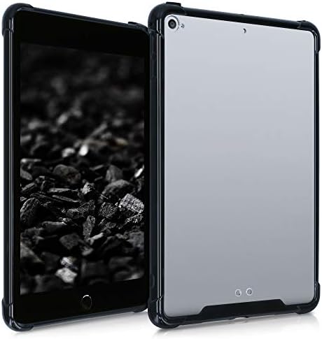 מקרה KWMobile TPU סיליקון תואם ל- Apple iPad Mini 5 - מקרה כיסוי מגן גמיש רך - שחור/שקוף גבול