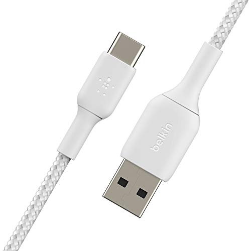 Belkin Boost Charge כבל USB-C קלוע 3 מ ', לבן