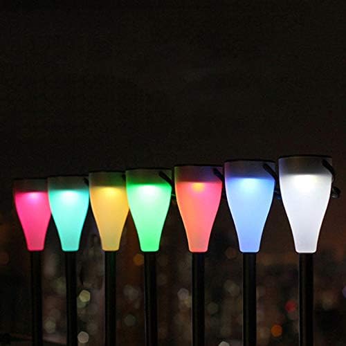 Yuehuam חיצוני נתיב סולארי אורות 7 צבע משתנים תלויים חיצוניים נתיב אטום אורות אטום