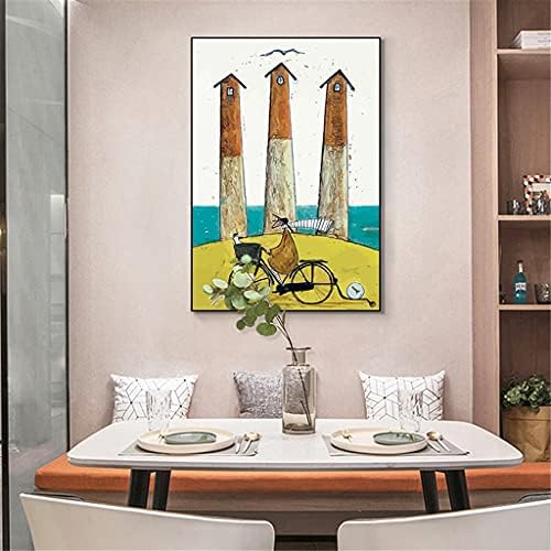 קיר אמנות מודרני מינימליסטי סגנון אוכל חדר קישוט ציור סלון מחקר חדר ציור ספת רקע קיר חדר שינה קיר