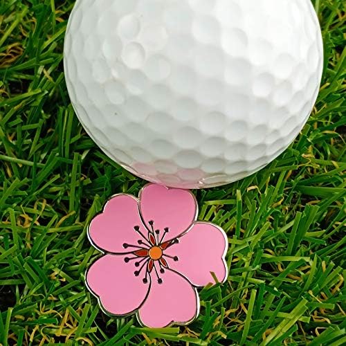 פינמי פרח גולף סמן עם קליפ כובע גולף לחבר שלך