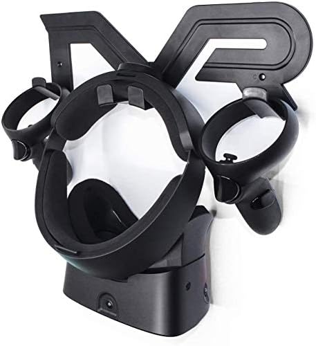 Cnbeyoung VR אוזניות קיר קיר הרכבה על עמדת האחסון תואם ל- Quest 2 Pro Rift S, מדד שסתום, PSVR 2, HTC Vive, Vive