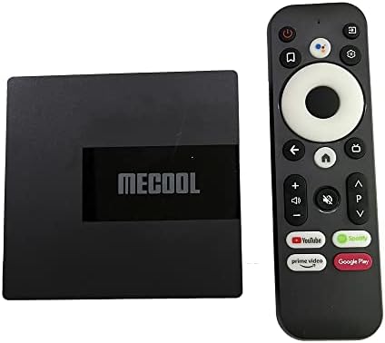 Mecool KM7 גוגל מוסמך AMLOGIC S905Y4 ATV ANDROID 11 תיבת טלוויזיה 2GB 16GB AndroidTV 2.4G/5G כפול WiFi