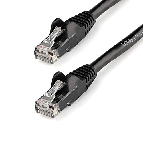 Startech.com 7M כבל Ethernet Cat6 - Cat Black 6 Gigabit Ethernet Wire -650MHz 100W POE ++ RJ45
