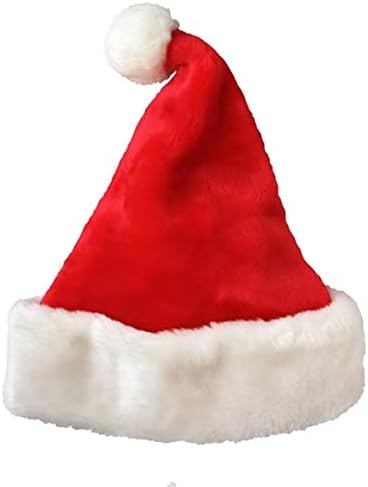 מצעד חגיגת כובע חג המולד לשנה חדשה עבה קטיפה קישוטי חג המולד בבית סנטה קלאוס מתנות צמר סנטה