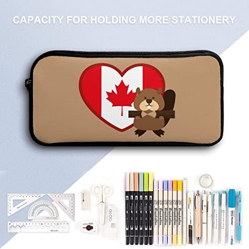 Heart Heart Marmot עיפרון גדול מארז עט קופסאות תיבת אחסון איפור איפור מארגן נסיעות
