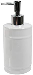 מתקן סבון קרמיקה של Bodico מודרני, 2.75 x 7.28 אינץ ', לבן