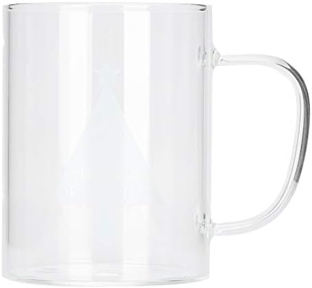 ספלי קפה זכוכית, עם ידית גדולה בורוסיליקט צלול זכוכית מבודדת כוסות מוקה כוסות מקפיא בטוחות לתה קפוצ'ינו כוסות