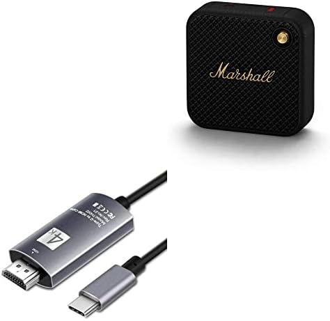 כבל Goxwave תואם למרשל ווילן - כבל SmartDisplay - USB Type -C ל- HDMI, כבל USB C/HDMI עבור Marshall Willen -