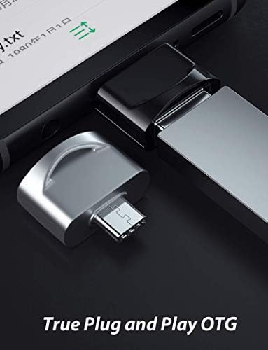 Tek Styz USB C נקבה ל- USB מתאם גברים תואם ל- Samsung N930A שלך עבור OTG עם מטען Type-C. השתמש