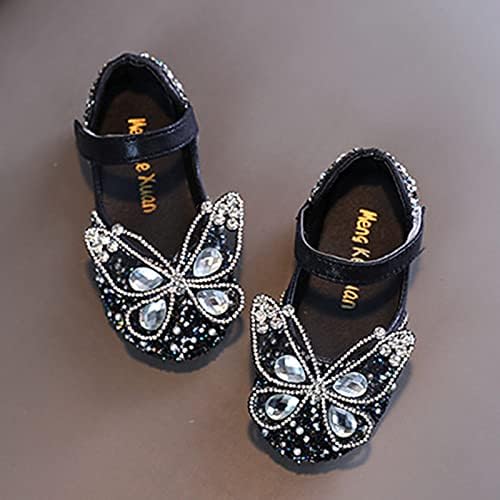 אופנה אביב וקיץ נעלי ריקוד בנות בנות לבוש נעלי נסיכה ריינסטון 4 נעלי ילדה פעוטות