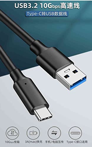 Urbanx (כבל אוטומטי של דו-חבילות USB C אנדרואיד עבור Google Pixel 6A / 6/7 / 7 Pro, 3.3ft, 10Gbps, USB