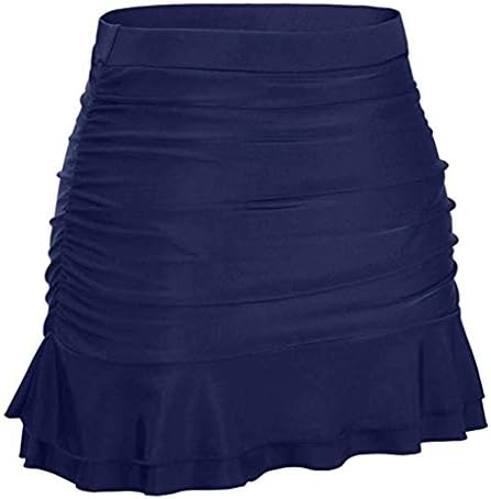 חצאיות Skorts Skorts של Honprad לנשים בתוספת בגדי ים בגודל נשים קצרות נשים חצאיות עם מותניים גבוהים בגדי