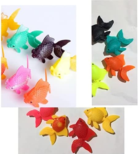 כמו בחיים פלסטיק מלאכותי נע צף דגים קישוט קישוטי אקווריום דגי טנק אקראי צבע 5 יחידות זריז עיצוב