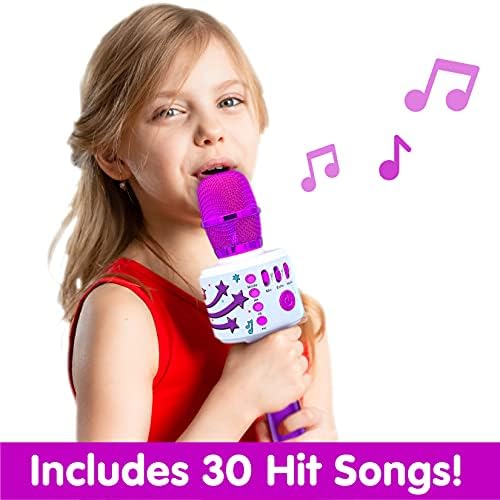 מוטאון מג 'יק, מיקרופון קריוקי בלוטות' / כולל 30 שירים מפורסמים / מיקרופון קריוקי לילדים / מתנת יום הולדת לגילאי