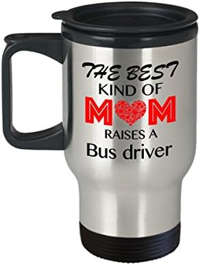 נהג אוטובוס מצחיק ספל קפה, הסוג הטוב ביותר של אמא מגדל נהג אוטובוס, רעיון למתנה ליום האם, חג ליום הולדת