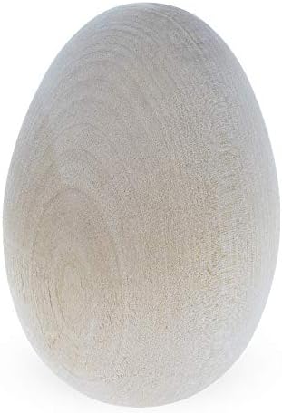 לא גמור ריק עץ ביצה עם מעמד להסרה 3.25 סנטימטרים