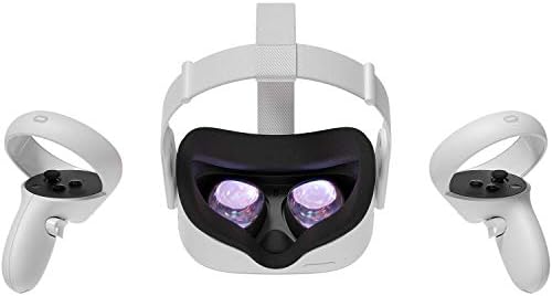 Oculus Newest Quest 2 מתקדם All-in-One מציאות מדומה gmaing vr אוזניות 256 ג'יגה-בייט, לבן