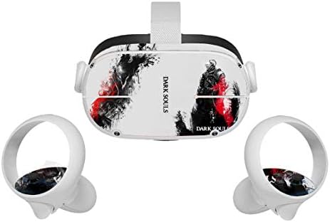 משחק הווידיאו של קינג נשמות Oculus Quest 2 Skin VR 2 אוזניות עורות ובקרות מדבקות מדבקות מגן אביזרי מגן