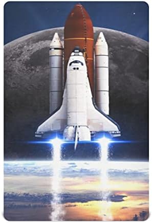 Rocket Space Rocket Nasa Galaxy Pack n Play Baby Play Playard Sheet
