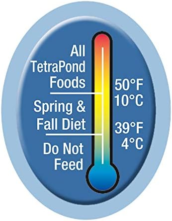 דיאטת האביב והסתיו של טטרפונד 7.05 אונקיות, מזון לדגי בריכה, לדגי זהב וקוי