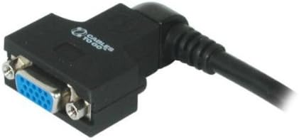 C2G/כבלים ל- GO 52056 VGA270 HD15 M/F UXGA צג כבל סיומת