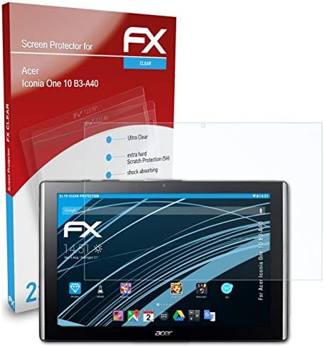 סרט הגנת המסך Atfolix התואם ל- Acer Iconia One 10 B3-A40 מגן מסך, סרט מגן אולטרה-ברור FX