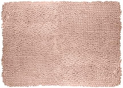שטיח אמבטיה בסגנון ספגטי אטריות, 21 איקס 34, סומק