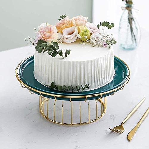 עוגת דוכן עוגת סט יצוק ברזל עוגת מגש, זכוכית כיסוי, פירות קינוח שולחן, חתונה טעימות קינוח, תצוגת שולחן