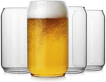 כוסות בירה גדולות של בבל, כוסות בירה בצורת 20 אונקיות סט של 4 כוסות שתייה מעוצבות אלגנטיות הן מתנה אידיאלית,