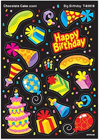 יום הולדת גדול, ניחוח עוגת שוקולד שריטה 'N SMIFF STINKY STACKSERS® - צורות מעורבות