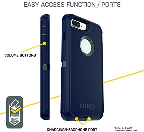 מקרה Otterbox Defender Series עבור iPhone 8 Plus & iPhone 7 Plus - אריזה קמעונאית - ערפילית סגולה